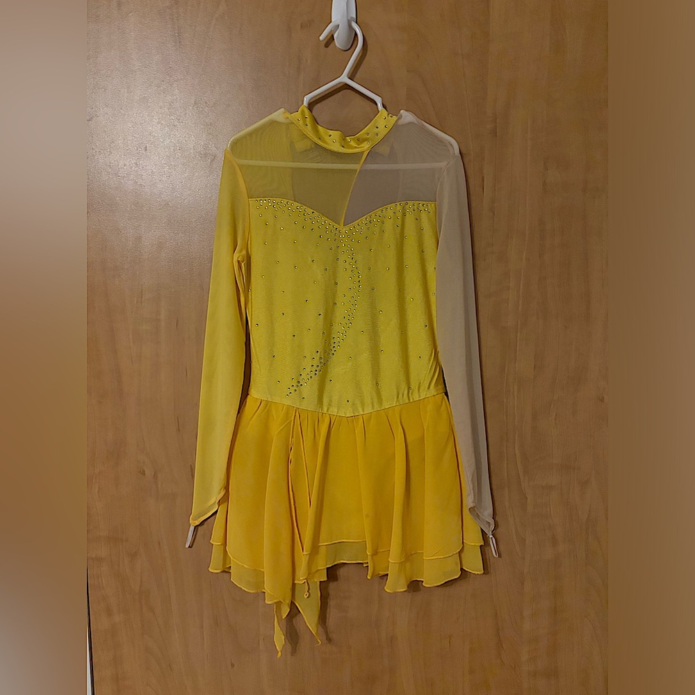 Ice skating dress.